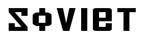 Soviet font