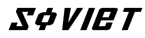 Soviet font