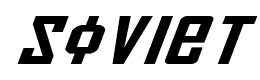Soviet font