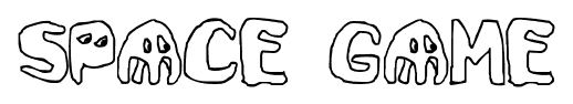 Space Game font