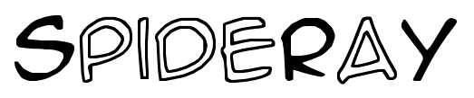 SpideRaY font