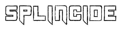 Splincide font