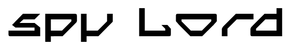 Spy Lord font