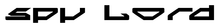 Spy Lord font