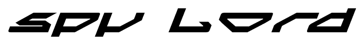 Spy Lord font