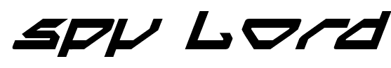 Spy Lord font