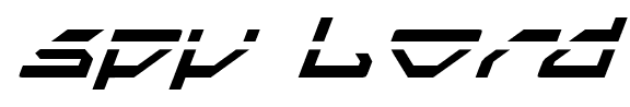 Spy Lord font
