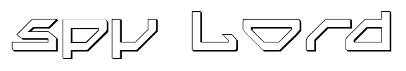 Spy Lord font