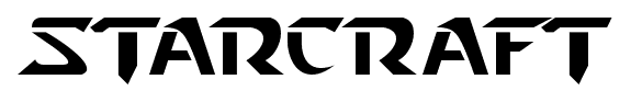 Starcraft font