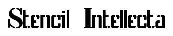 Stencil Intellecta font