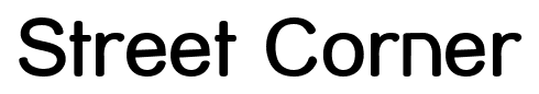 Street Corner font