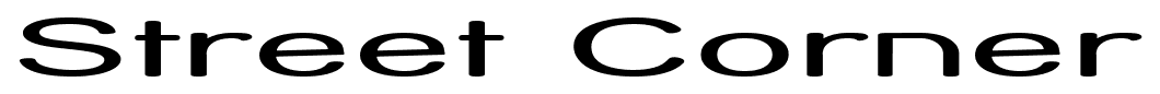 Street Corner font
