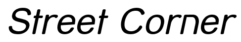 Street Corner font