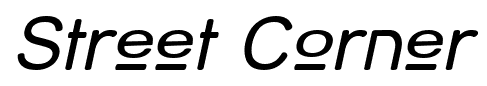 Street Corner font
