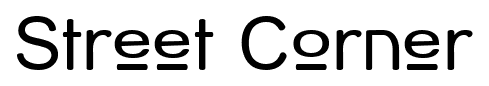 Street Corner font