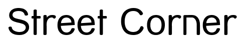 Street Corner font