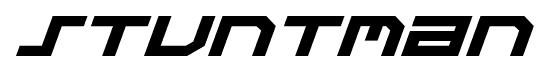 Stuntman font
