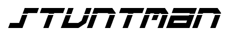 Stuntman font