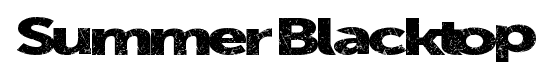 Summer Blacktop font