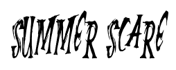 Summer Scare font