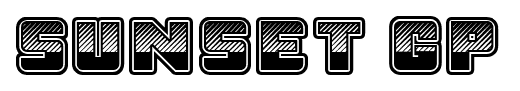 Sunset GP font