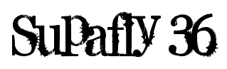 Supafly 36 font