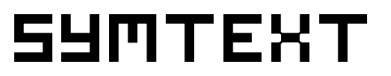 Symtext font