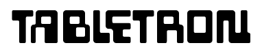 Tabletron font