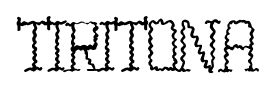 Tiritona font