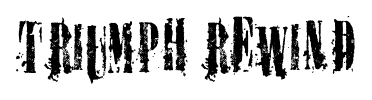 Triumph Rewind font