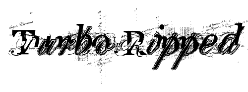 Turbo Ripped font