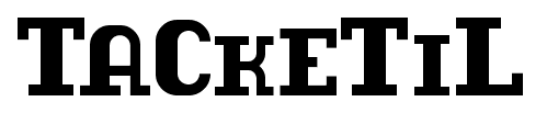 TACKETIL font