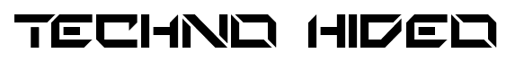 Techno Hideo font
