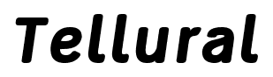 Tellural font