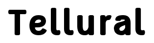 Tellural font