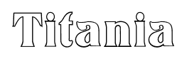 Titania font