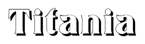 Titania font