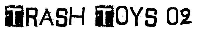 Trash Toys 02 font