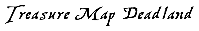 Treasure Map Deadland font
