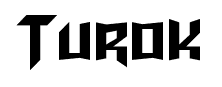 Turok font