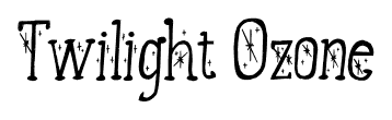 Twilight Ozone font