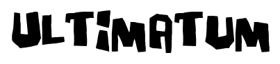 Ultimatum font
