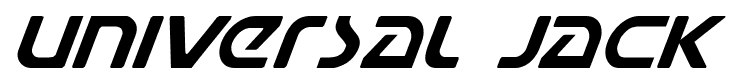 Universal Jack font