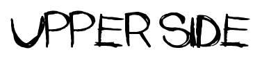 Upper Side font