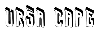 Ursa Cape font
