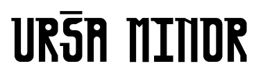 Ursa Minor font