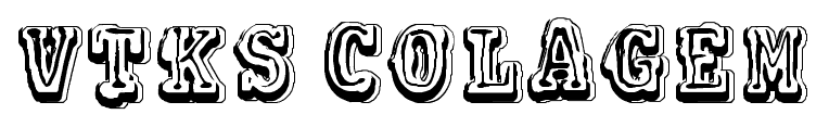 VTKS Colagem font