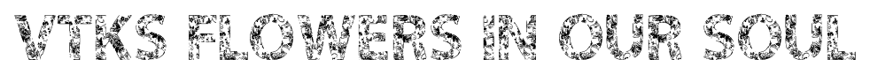 Vtks Flowers in our Soul font