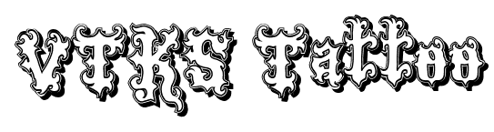 VTKS Tattoo font