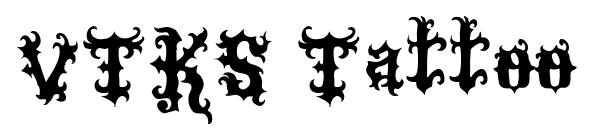 VTKS Tattoo font